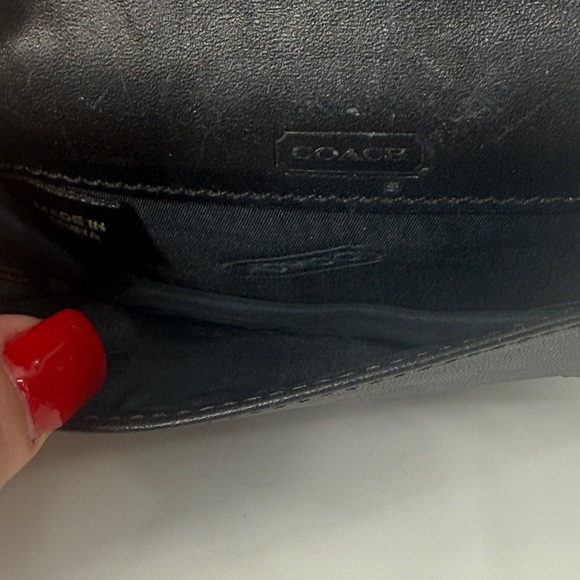Vintage Coach Black Leatherwear credit card Wallet - Picture 10 of 11